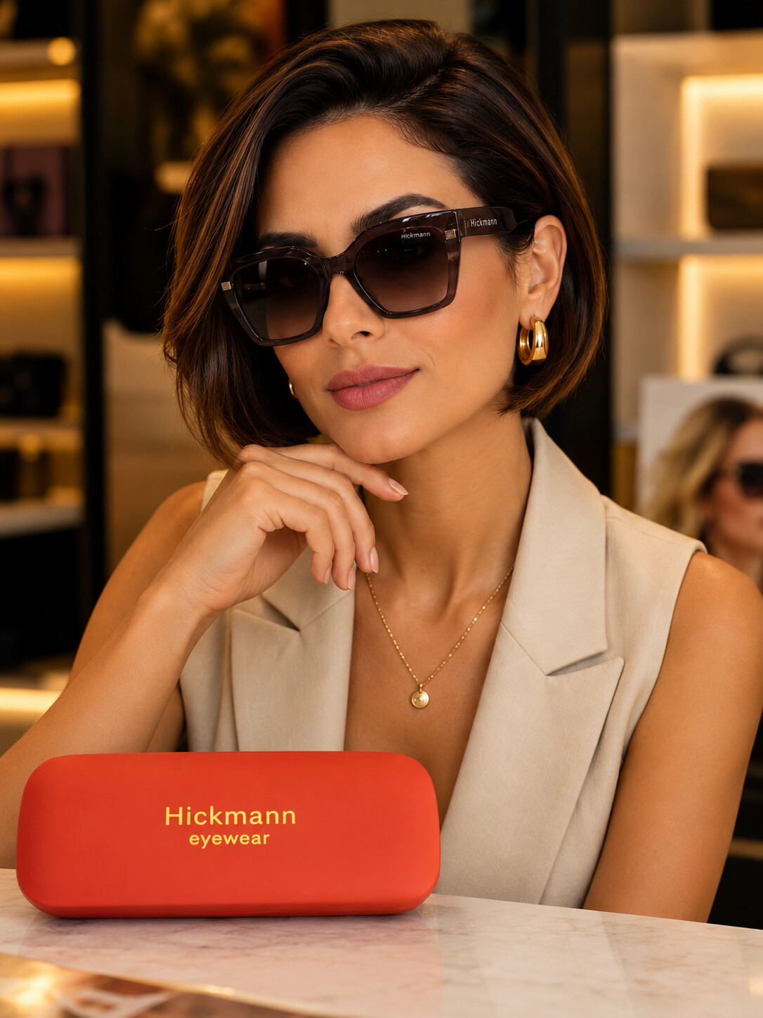 Óculos solar Hickmann feminino